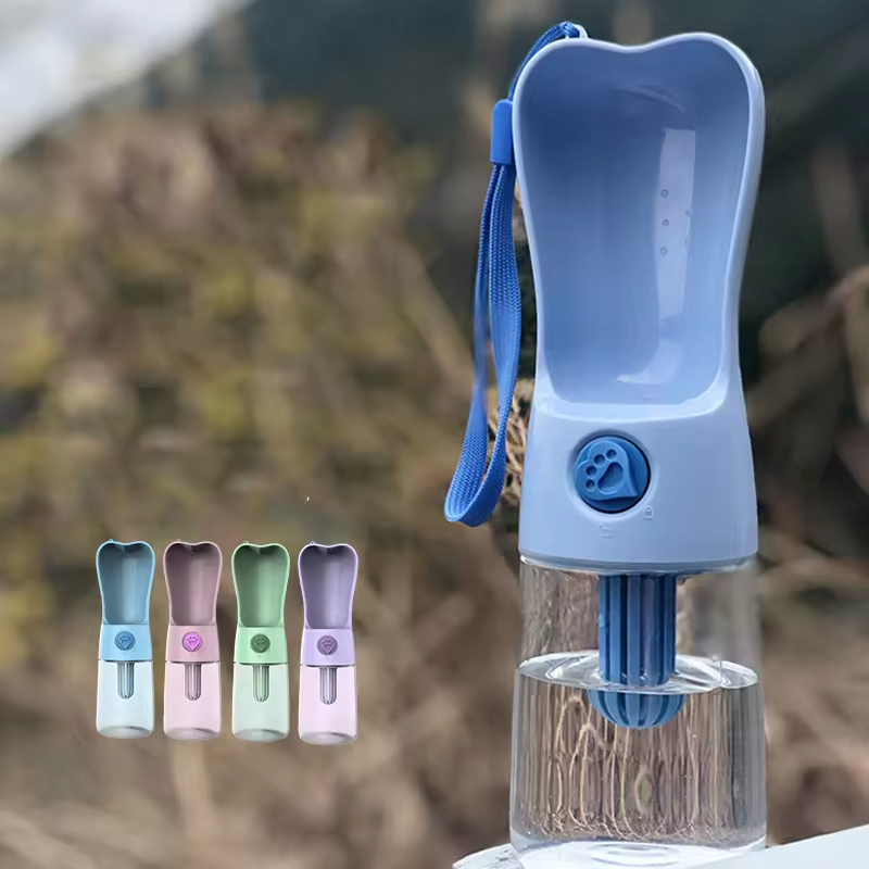 Wholesale Portable Outdoor Pet Dog Water Bottle Bone Shape