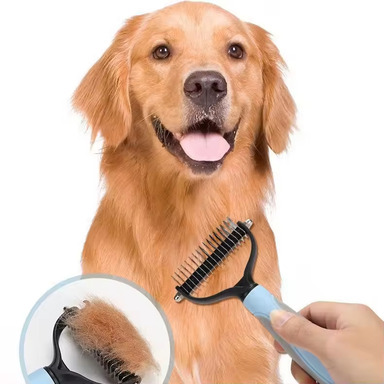 Shedding Grooming Cat Dog Hair Brush