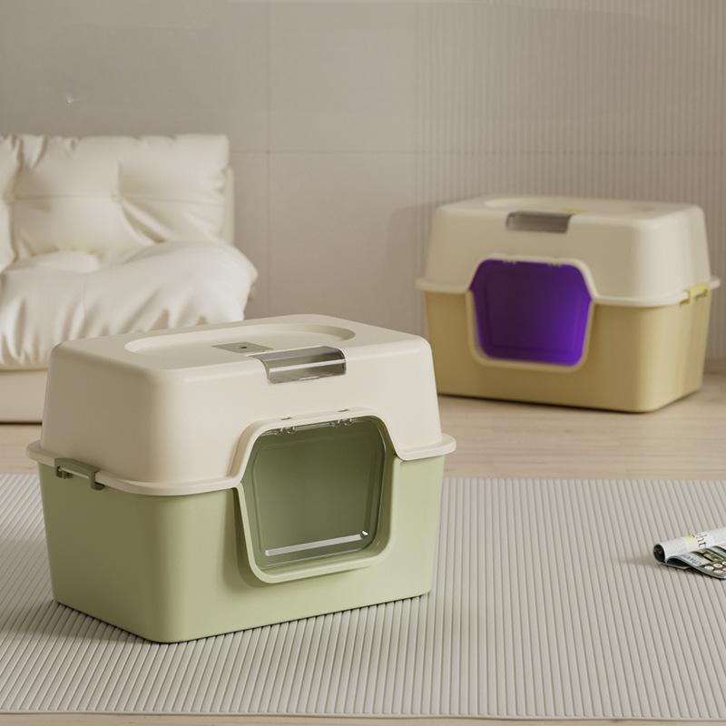 Deodorant Closed Cat Litter Bowl-UV Sterilization