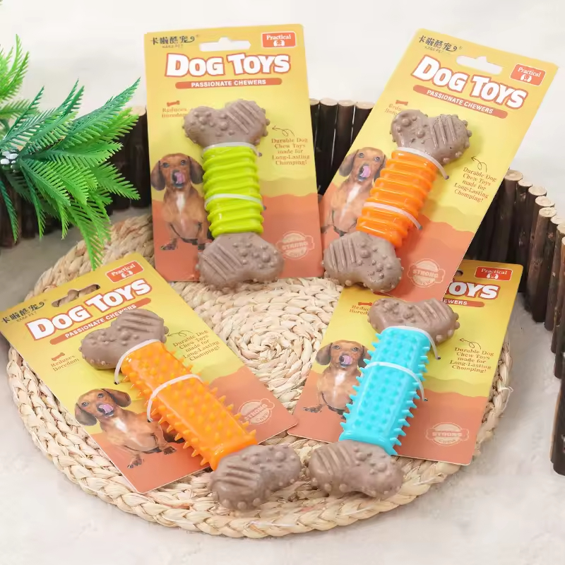 Pet Product Supplier TPR Bone Durable Dog Chew Toy