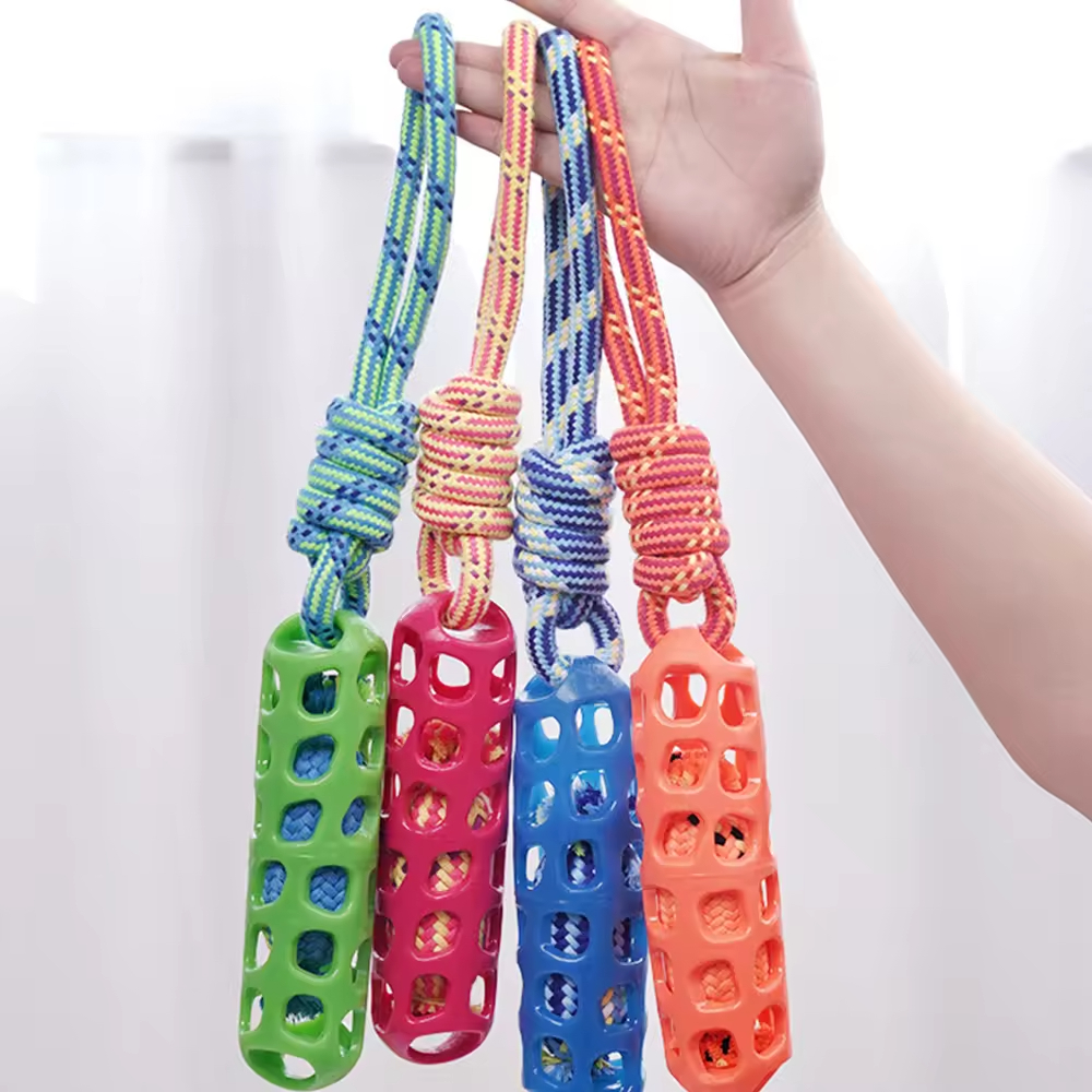 Custom Logo TPR Chew Dog Rope Toy