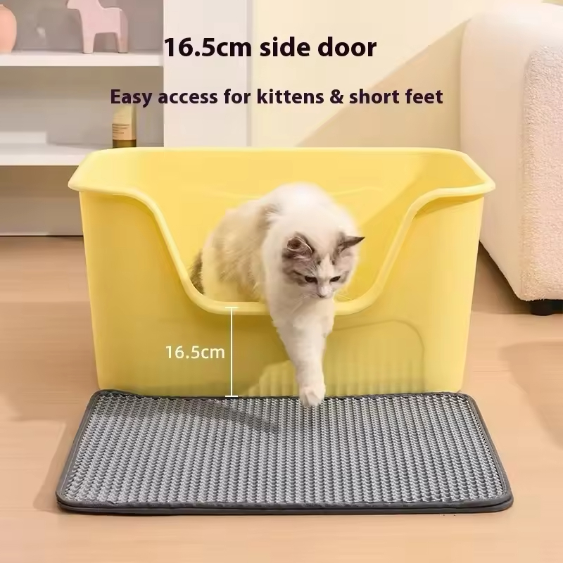 Oversized Open Anti-Splash Cat Toilet