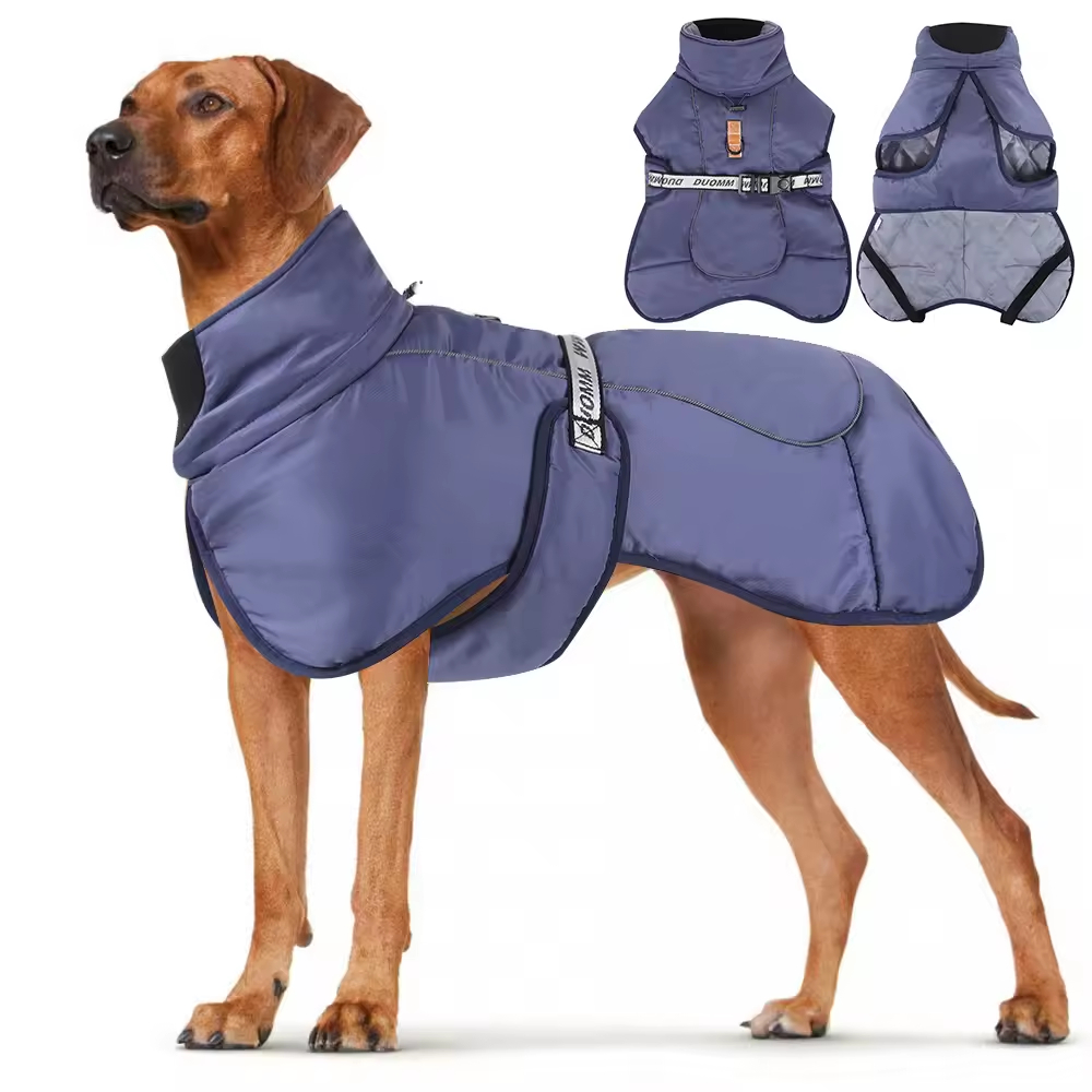 Wholesale Reflective Stripe Warm Pet Coat Dog Clothes