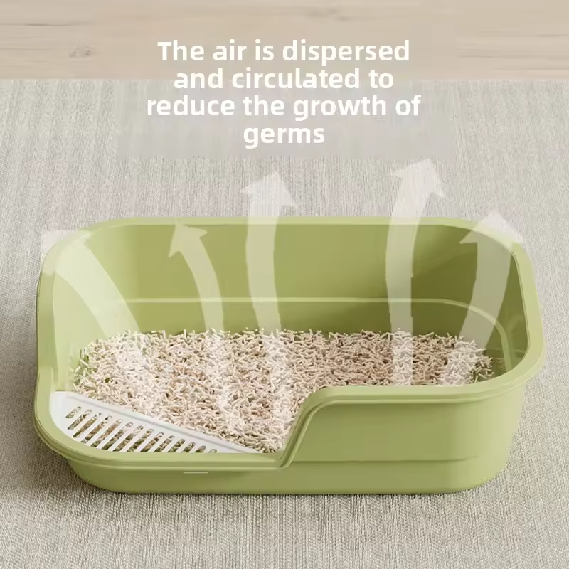Splash-Proof Gigantic Plastic Cat Toilet