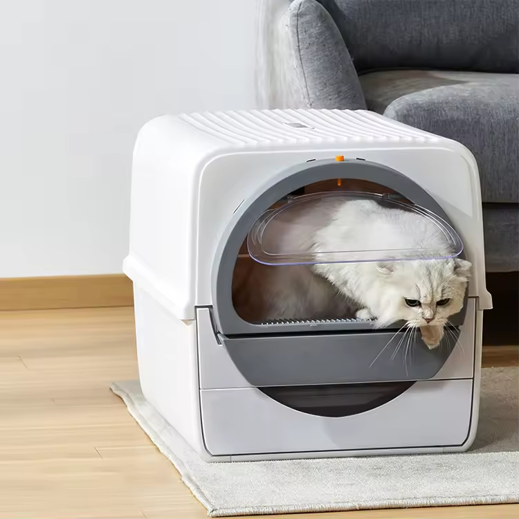 Wholesale Folding Semi Automatic Cat Litter Box